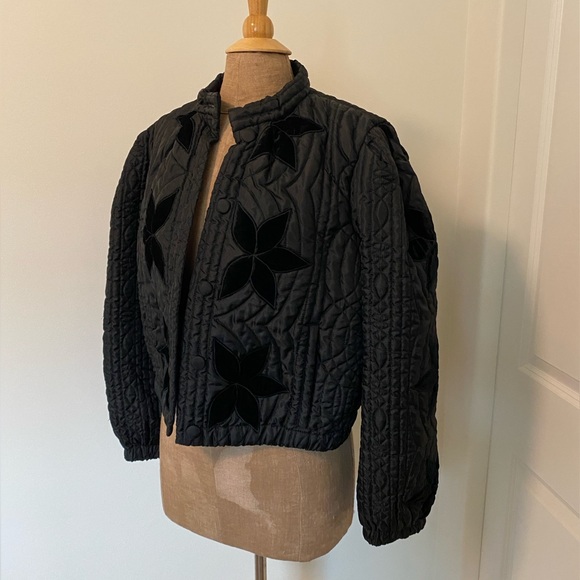 Free People Jackets & Blazers - Quinn quilted jacket from free people xs black on black